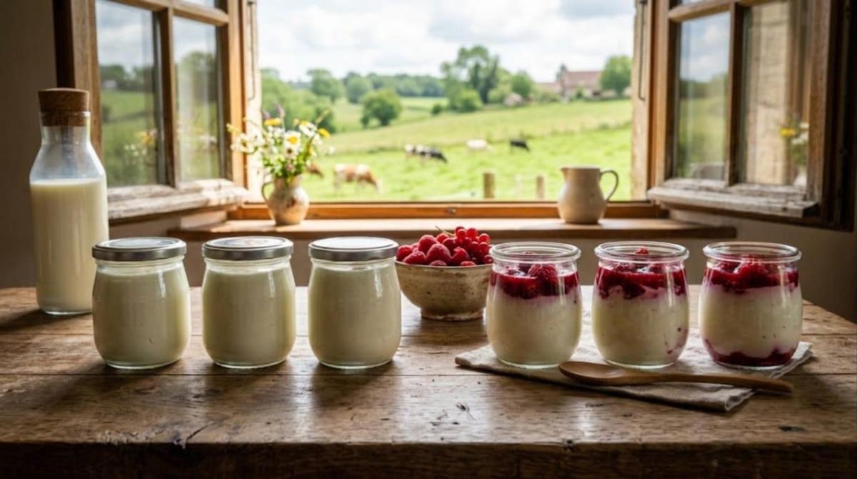Les yaourts artisanaux en transformation laitière
